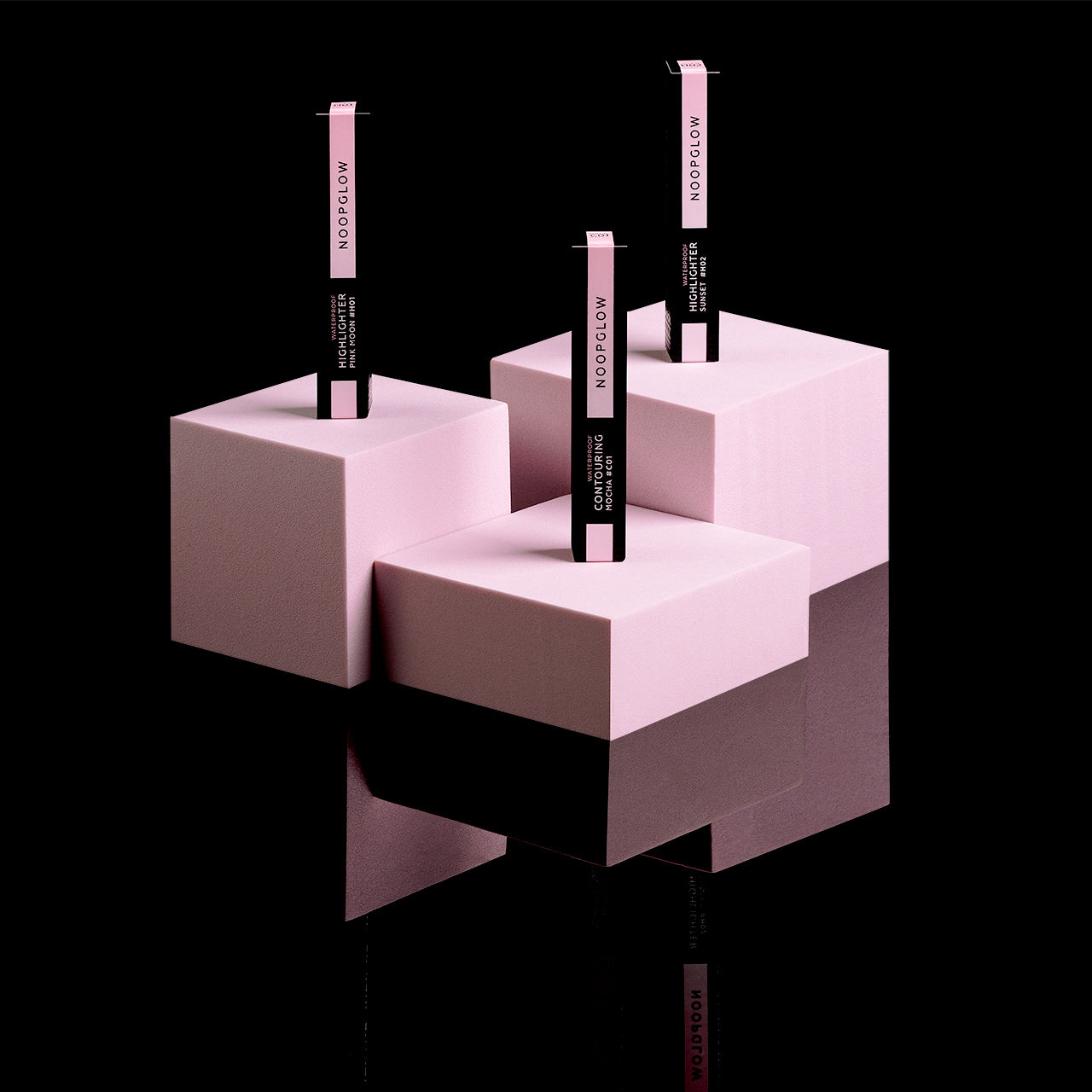 NOOPGLOW 48H Long Lasting Pink Moon Highlighter H01