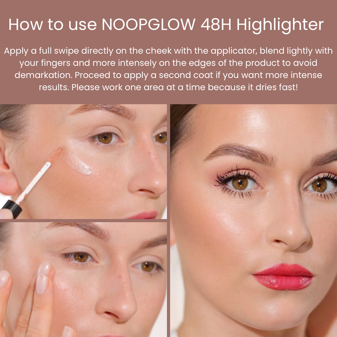 NOOPGLOW 48H Long Lasting Pink Moon Highlighter H01